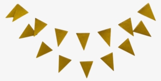 Mini Gold Party Bunting Banner For Bachelorette Or