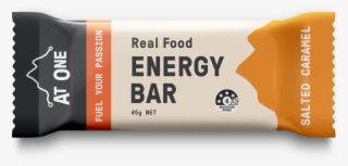 Salted Caramel At One Real Food Energy Bar - Energy Bar Mockup