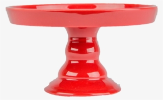 Small Red Ceramic With Clean Edge - Champagne Stemware