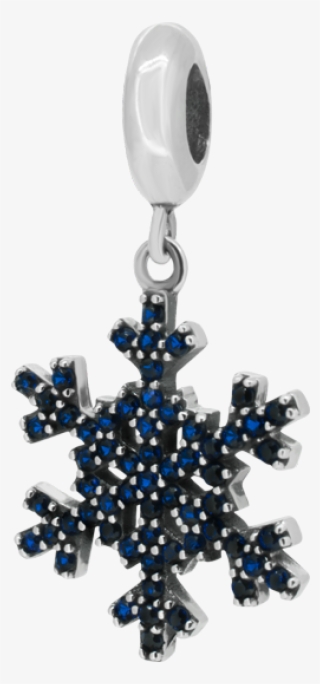 Copo De Nieve Azul - Locket