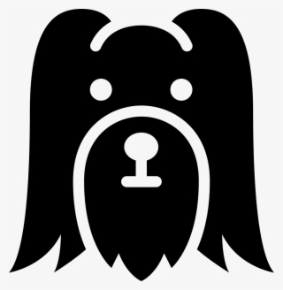 Long Haired Dog Head Comments - Long Hair Dog Icon