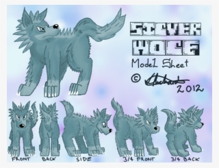 Silver Wolf Model Sheet - Cartoon