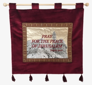 "pray For The Peace Of Jerusalem" Wall Hanging - Patchwork