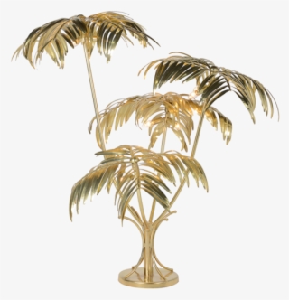 Gold Palm Tree Lamp