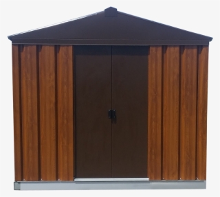 Woodgrain Metal Shed 7ft X 4ft - Plywood