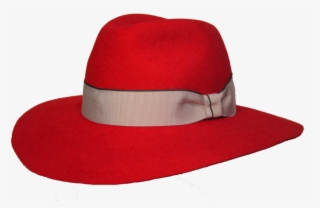 Ref 21880-mlv Fedora Lana Impermeable Crushable C/ - Sombrero De Ala Ancha Rojo