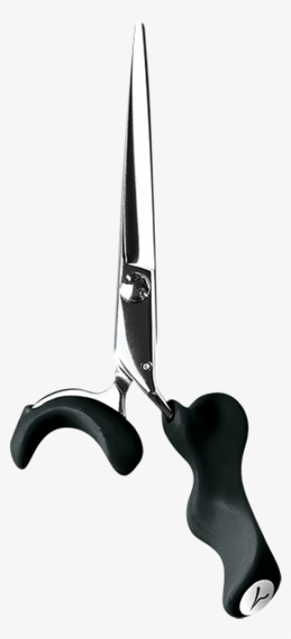 Tijera Ergonómica Exthand De Color Negro Para Diestros - Scissors