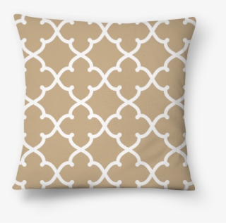 Almofada Moldura Almond Buff De Tâmara Horstina - Coussin Bleu Et Doré