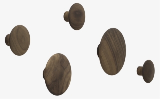 03296 The Dots Set Walnut 1533132371 - Muuto Dots 5 Pack