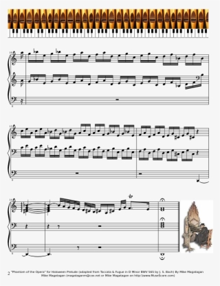 "phantom Of The Opera" For Halloween Prelude Sheet - Sheet Music