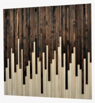 Wood Wall Texture - Painted Wooden Wall Art