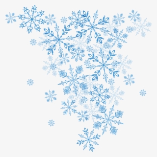 Blue Winter Christmas Euclidean Vector Snowflake Clipart - Vector Graphics