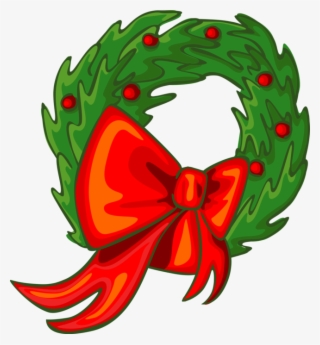 Vector Illustration Of Festive Season Christmas Wreath