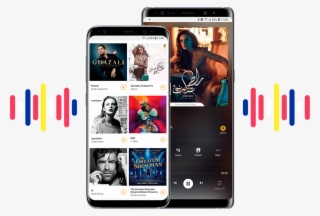 An Image Of Galaxy S8 Midnight Black Playing A Music - Iphone