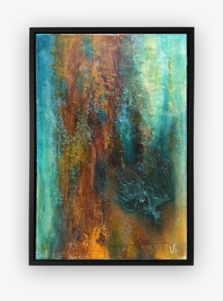 'rusty Teal' Currently Rented - Modern Art