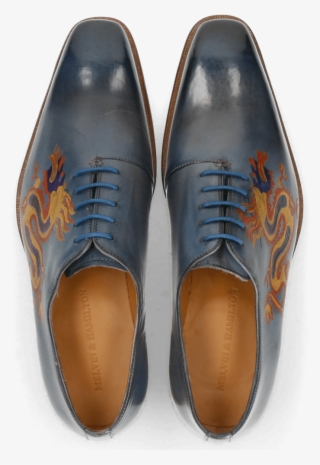 Oxford Shoes Clark 6 Moroccan Blue Dragon - Melvin & Hamilton