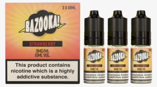 Bazooka Strawberry Sour Straws - Bazooka E Liquid 10ml