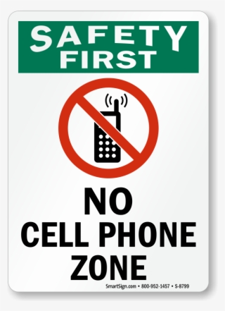 Zoom - Buy - Cell Phone Safety Signage