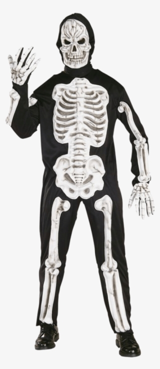 Adult Eva Skeleton Halloween Costume - תחפושות שלד