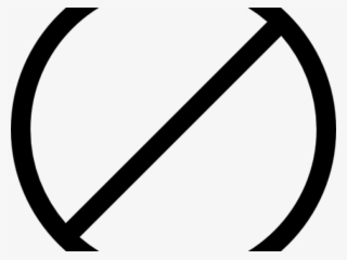 Prohibited Sign - Circle