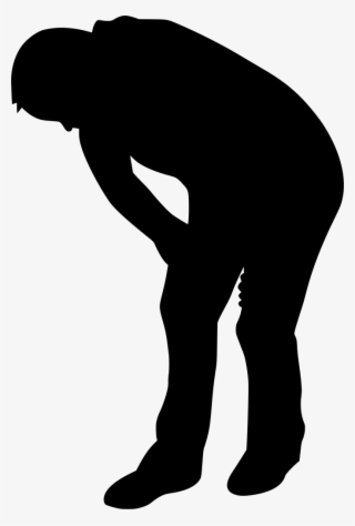 Namesick Man Bending - Man Bending Over Silhouette