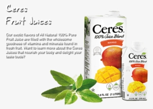 Home Juice Banner Right - Ceres Mango Fruit Juice - 33.8 Fl Oz Carton