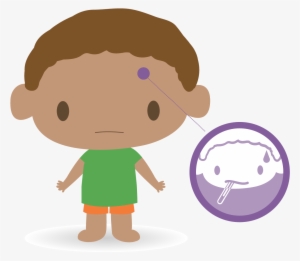 Sick Clipart Viral Fever - Child Fever Png