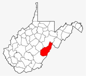 Map Of West Virginia Highlighting Pocahontas County - Pocahontas County West Virginia