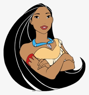 Pocahontas Portrait Coloring Page
