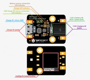 Dfr0564 Overview - Usb Charger For 7.4v Lipo Battery