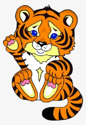 Cub Clipart Cute Animal - Baby Tiger Cross Stitch Patterns