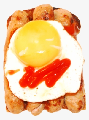 Here - Fried Egg With Ketchup
