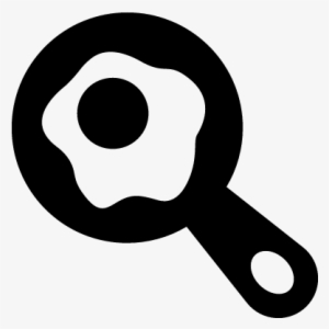 Frying Egg Vector - Frying Pan Silhouette Png