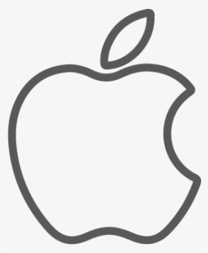 Apple Logo Png White Picture Library Library - Apple Logo Outline Png