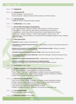 Dtl Conference - Data