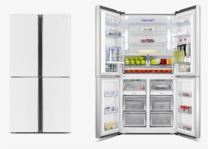 Transparent Fridge Door - Hisense 695l French Door Refrigerator