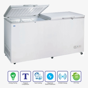 Cg Refrigerator Chest Freeze Hard Top Double Door 550 - Videocon Deep Freezer Price Nepal