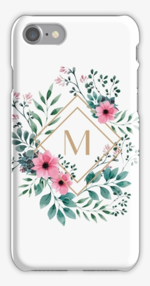 Watercolor M Iphone 7 Snap Case - Happy 50th Birthday: Birthday Party Guest Book [book]