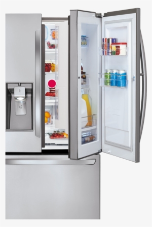 Door In Door Open - Lg Lfxs29766s French Door Refrigerator - 35.7" - 28.5
