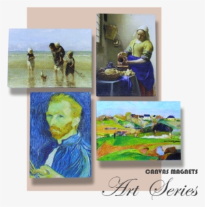 Canvas Fridge Magnet- Painting Art Series
