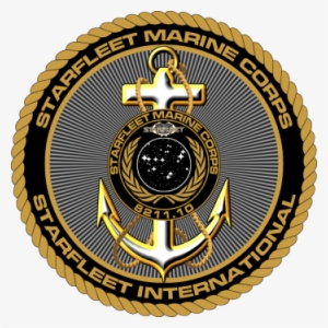 Starfleet Marine Corps Logo - Clock