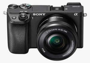 Sony Digital Camera Png Transparent Image - - Sony A6300 (kit 16-50mm) Camera