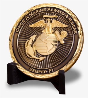Marines, We Encourage You To Take The First Step And - Challenge Coin