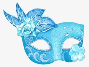 Masquerade Clipart Turquoise - Masquerade Masks Orange Clipart