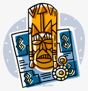 African Masks - Illustration