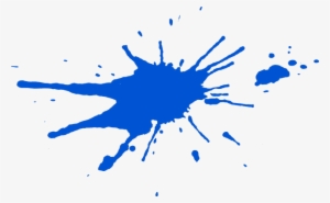 Paintsplatter Paintsplash Splash Natnat - Blue Paint Splatter Png