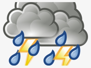 Hurricane Clipart Severe Weather - Thunderstorm Clipart