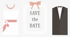 Wedding Dress Clipart Wedding Suit - Bride And Groom Dress Png