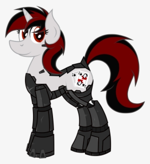 Jpg Transparent Download Blackjack Security Mare By - Cyborg Pony Oc