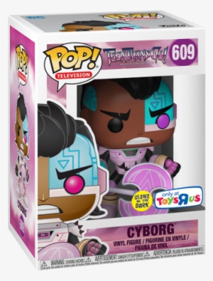Cyborg With Glow Axe - Funko Pop Cyborg